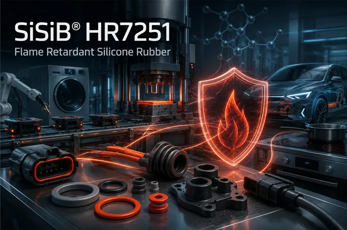 SiSiB® HR7251 Flame Retardant Silicone Rubber